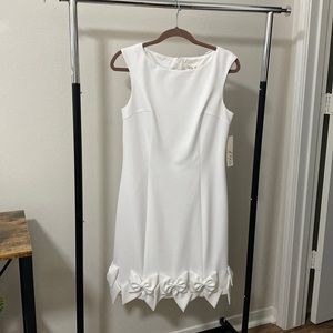 White A-line dress